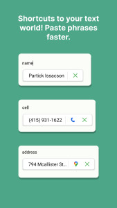 اسکرین شات 1 برنامه Text Expander - Texpand