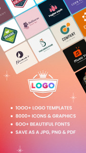 اسکرین شات 1 برنامه Logo Maker Logo Design Creator