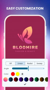 اسکرین شات 3 برنامه Logo Maker Logo Design Creator