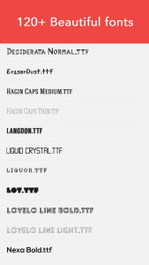 اسکرین شات 5 برنامه Text Candy: Add text on photo