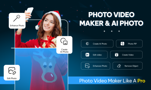 اسکرین شات 1 برنامه Photo Video Maker & AI Photo