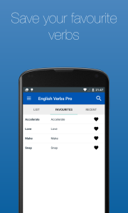 اسکرین شات 5 برنامه English Verb Conjugator