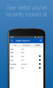 اسکرین شات 6 برنامه English Verb Conjugator