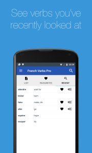 اسکرین شات 6 برنامه French Verb Conjugator