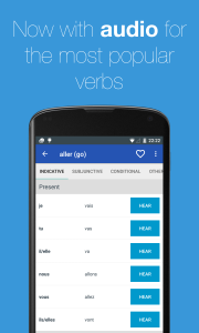اسکرین شات 5 برنامه French Verb Conjugator