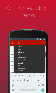 اسکرین شات 2 برنامه Spanish Verb Conjugator