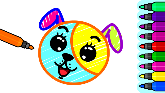 اسکرین شات 7 بازی Kids Drawing & Coloring Games