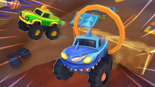 اسکرین شات 1 بازی Monster Truck Games for Kids