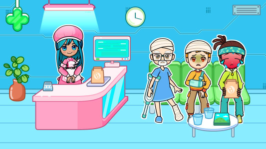 اسکرین شات 8 بازی My Hospital Town Doctor Games