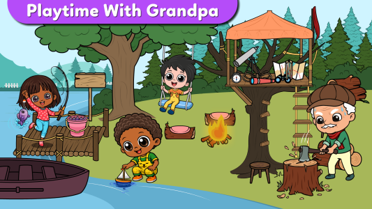 اسکرین شات 1 بازی Tizi Town Grandparent's House