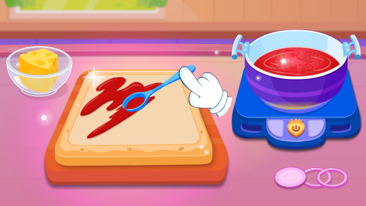اسکرین شات 8 بازی Kids Pizza Maker Cooking Games