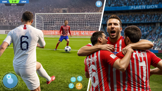 اسکرین شات 1 بازی Soccer 2025 Football Games