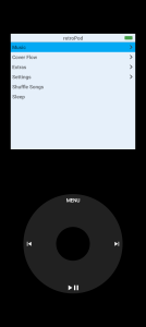 اسکرین شات 1 برنامه retroPod: ClickWheel Music App