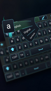 اسکرین شات 1 برنامه Big keys for typing keyboard