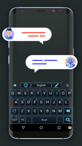 اسکرین شات 2 برنامه Big keys for typing keyboard