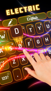 اسکرین شات 2 برنامه Electric RGB Color Keyboard