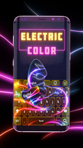 اسکرین شات 1 برنامه Electric RGB Color Keyboard