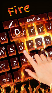 اسکرین شات 3 برنامه Fire Skull Keyboard