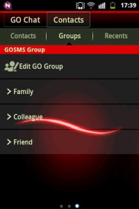 اسکرین شات 5 برنامه Simple Red Theme GO SMS