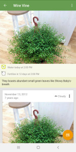 اسکرین شات 2 برنامه Garden Manager : Plant Alarm