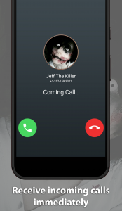 اسکرین شات 2 برنامه Jeff The Killer Video Call