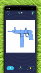 اسکرین شات 8 برنامه Origami Weapons: Swords & Guns
