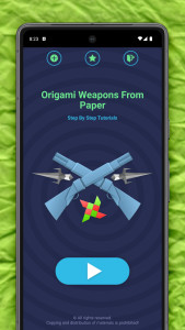 اسکرین شات 2 برنامه Origami Weapons: Swords & Guns