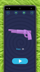 اسکرین شات 6 برنامه Origami Weapons: Swords & Guns