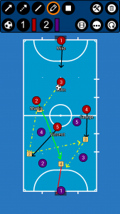 اسکرین شات 1 برنامه Futsal Tactic Board
