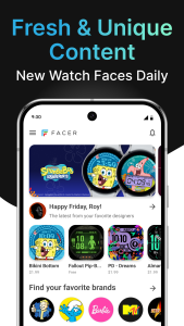 اسکرین شات 6 برنامه Facer Watch Faces