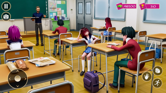 اسکرین شات 3 بازی High School Sim School Life