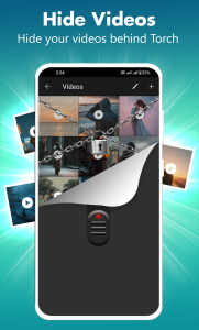 اسکرین شات 5 برنامه Torch Vault- Hide Photo,video
