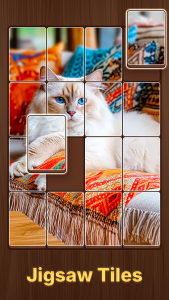 اسکرین شات 1 بازی Jigsaw Tiles Solitaire Puzzle