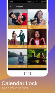 اسکرین شات 3 برنامه Calendar Lock - Photo vault