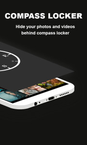 اسکرین شات 2 برنامه Compass - Photo & Video Locker