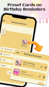 اسکرین شات 5 برنامه Photo & Name On Birthday Cake