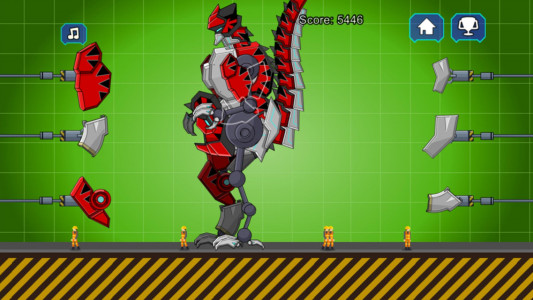 اسکرین شات 4 بازی Red T-Rex Robot Dinosaur