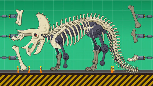 اسکرین شات 4 بازی Triceratops Dino Fossil Robot