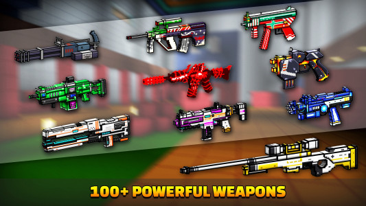 اسکرین شات 5 بازی Cops N Robbers:Pixel Craft Gun