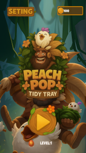 اسکرین شات 5 برنامه Peach Pop: Tidy Tray