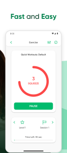 اسکرین شات 2 برنامه Kegel Trainer - Exercises