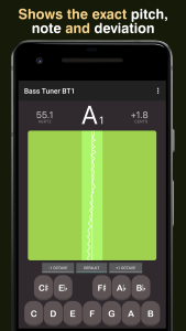 اسکرین شات 2 برنامه Bass Tuner BT1