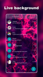 اسکرین شات 2 برنامه Color SMS - My photo SMS