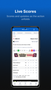 اسکرین شات 6 برنامه ESPNcricinfo - Live Cricket