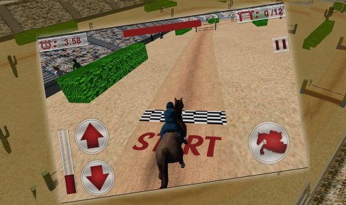 اسکرین شات 1 بازی Jumping Horse Racing Simulator