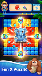 اسکرین شات 1 بازی Jungle Blast - Jewels Crush