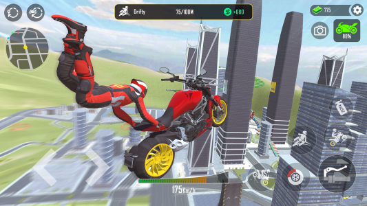 اسکرین شات 1 بازی GT Moto Stunt 3D: Driving Game