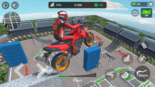 اسکرین شات 7 بازی GT Moto Stunt 3D: Driving Game