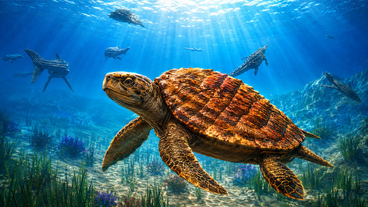 اسکرین شات 5 بازی Archelon: Sea Turtle Dino Sim