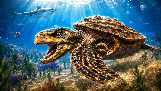 اسکرین شات 6 بازی Archelon: Sea Turtle Dino Sim